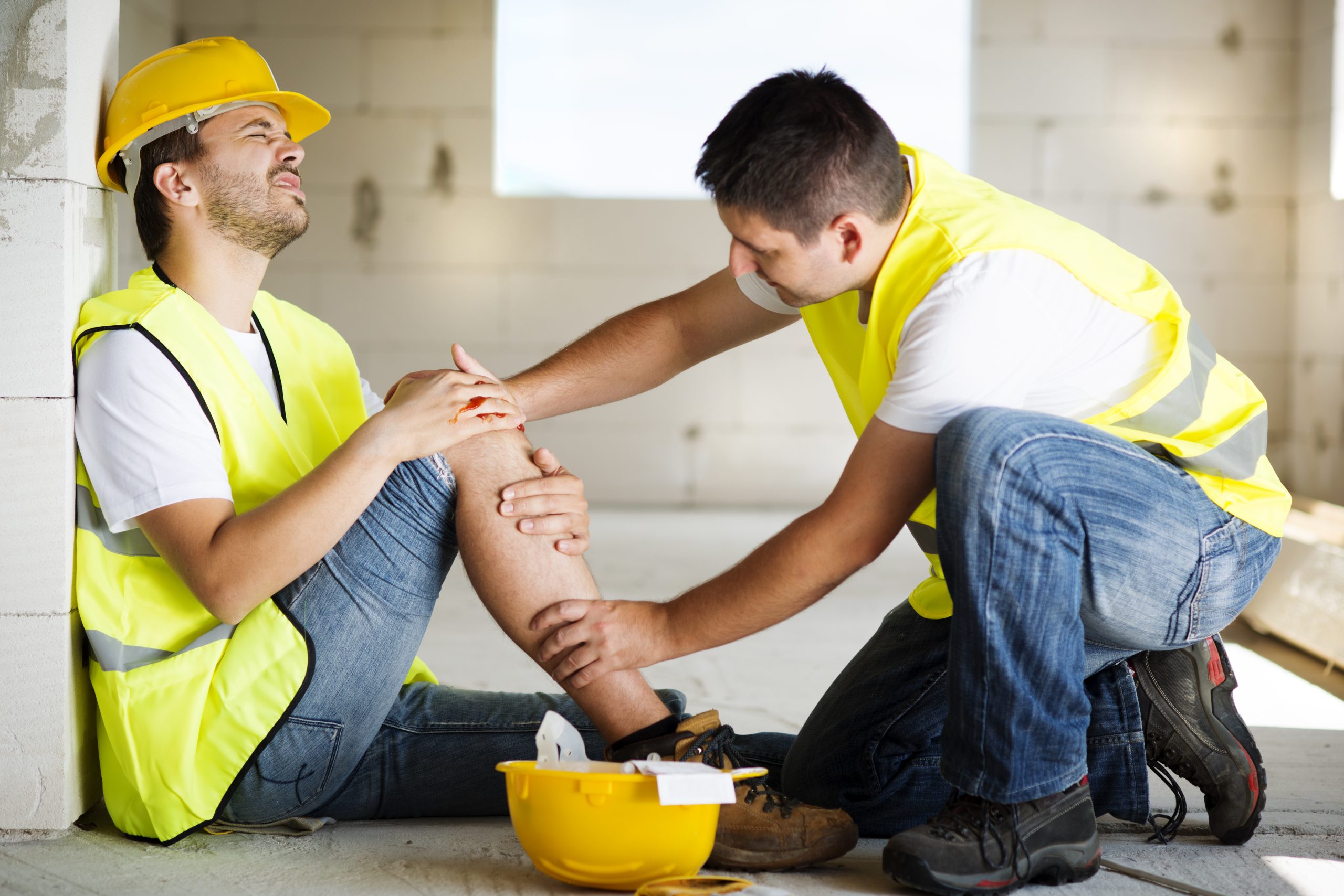 graphicstock construction worker has an accident while working on new house HAf KI09WW scaled