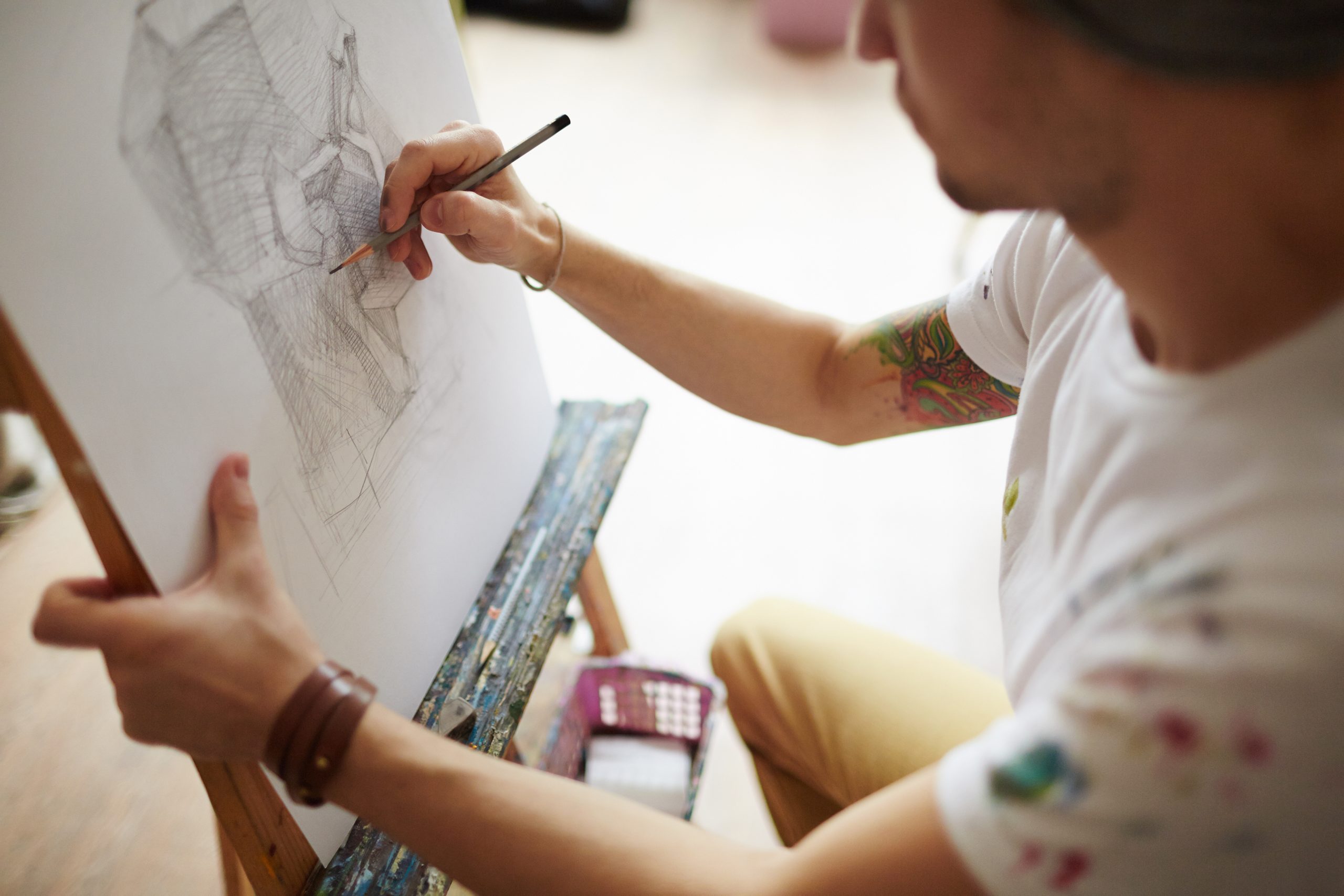 storyblocks creative student drawing with pencil on paper SngCgKBykM scaled